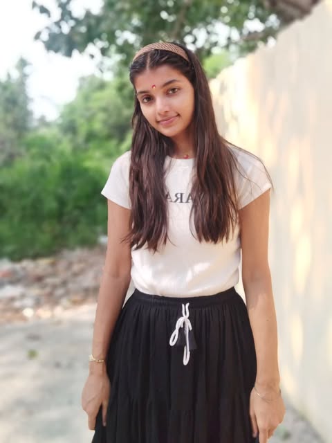 White Tee and Skirt